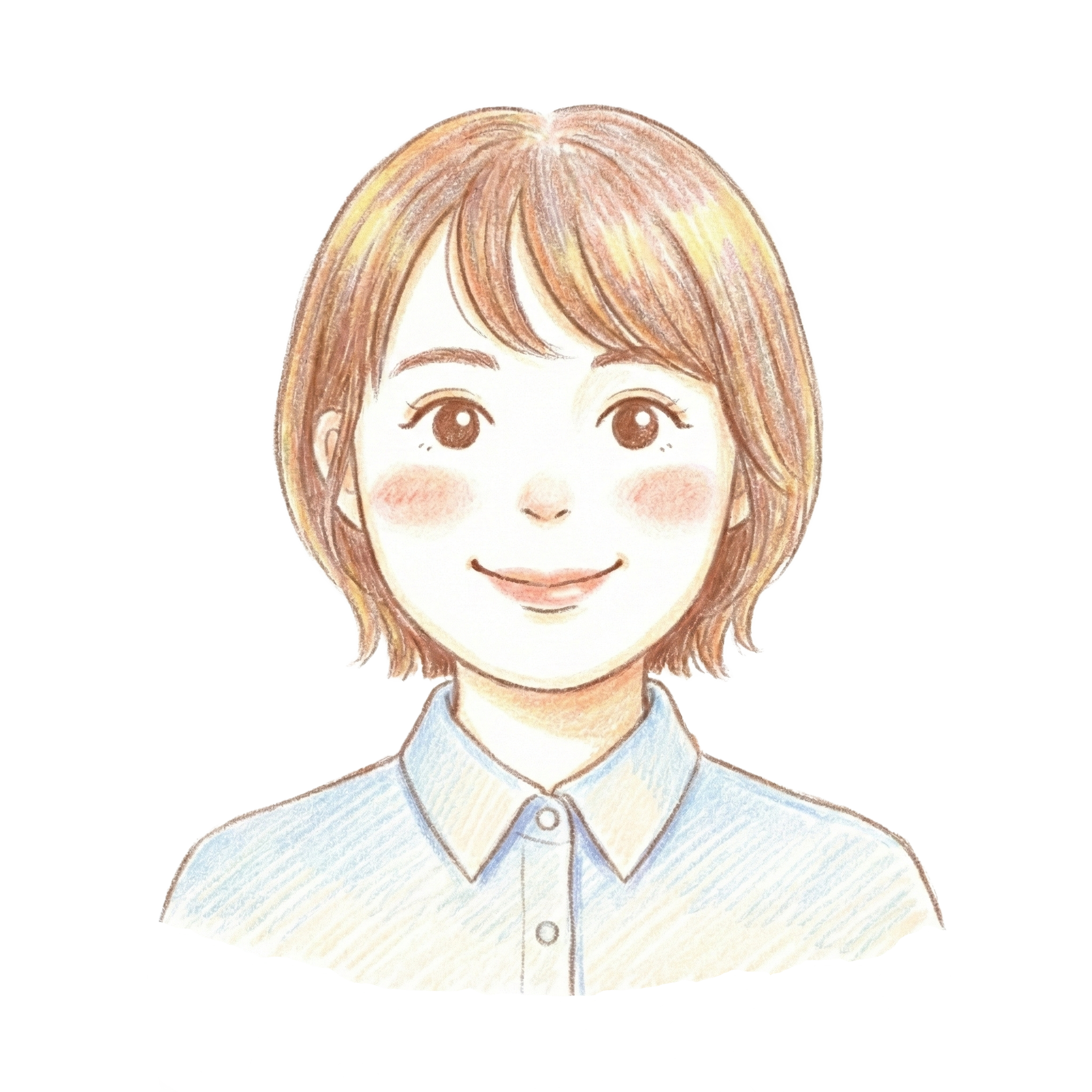 女性の顔のイラスト